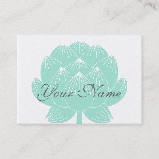 ロータスフラワービジネスカード 名刺 (正面)