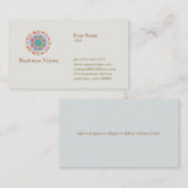 ロータスフラワービジネスカード 名刺 (正面/裏面)