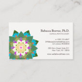 ロータスフラワーホリスティックメンタルヘルスヒーラー 名刺 (正面)