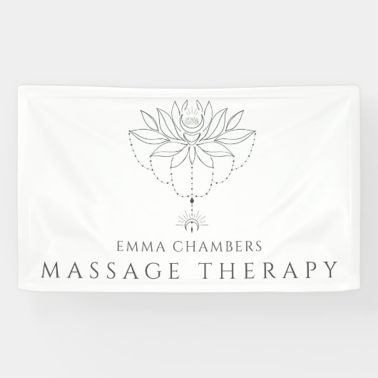 ロータスフラワーマッサージセラピスト事業 横断幕 (横)