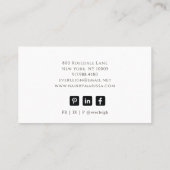 ロータスフラワーマッサージセラピスト 名刺 (裏面)