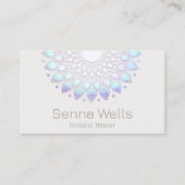 ロータスフラワーマンダラヨガインストラクター 名刺 (正面)