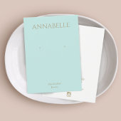 ロータスフラワーモダンマンダラルヨガ先生 スクエア名刺