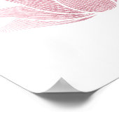 ロータスフラワーヨガナマステウェルネスメディテーション ポスター (角)