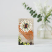 ロータスフラワーヨガメディテーションスパホリスティック 名刺 (スタンド正面)