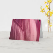 ロータスフラワー花びらピンクフローラ カード (黄色い花)