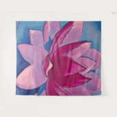 ロータスフラワー – タペストリー (正面(横))