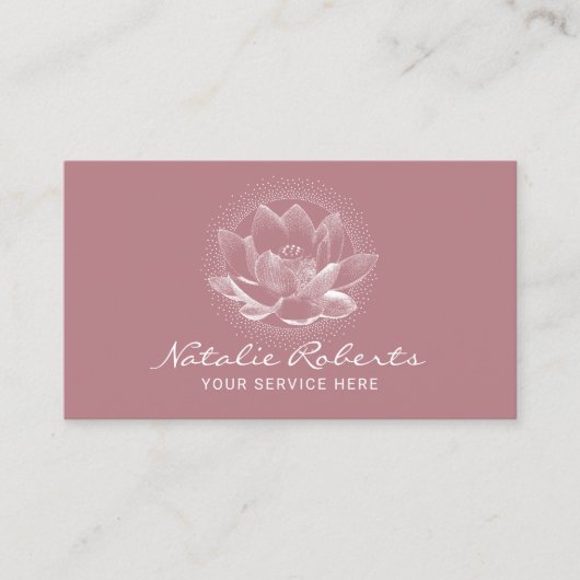 ロータスフラ白熱［赤熱］光を放つワーダスティバラヨガインストラクター 名刺 (正面)