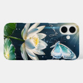 ロータスフローラモノグラムのバタフライケース – Mate Case-Mate iPhoneケース (裏面 (横))
