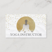 ロータスフローラ金ゴールドサークルヒーリングヨガセラピー 名刺 (正面)