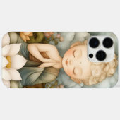 ロータスブッダアート | 心を込めて禅の仲介 Case-Mate iPhoneケース (裏面 (横))