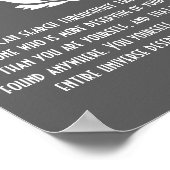 ロータスブッダラブ引用文ポスター ポスター (角)