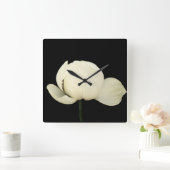 ロータスブド スクエア壁時計 (ホーム)