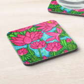 ロータスブリスプラスチックコースター – 6のパック コースター (左側)