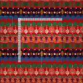 ロータスブロッククリスマス ファブリック (タイル)