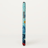 ロータスブロック青 Case-Mate iPhoneケース (裏面/右)