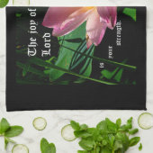 ロータスブロッサムネヘミヤ8:10 キッチンタオル (折り畳み)