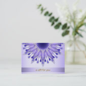 ロータスヘアサロン及びスパギフト券 割引カード (スタンド正面)