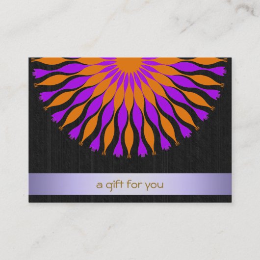 ロータスヘアサロン及びスパギフト券 割引カード (正面)