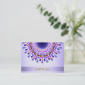 ロータスヘアサロン及びスパギフト券 割引カード (スタンド正面)