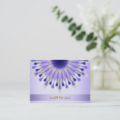 ロータスヘアサロン及びスパギフト券 割引カード (スタンド正面)