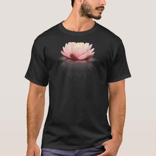 ロータスベストヨガバックプリント4 Tシャツ (正面)
