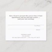 ロータスホリスティックヘルスとウェルネスの紹介カード 紹介カード (裏面)