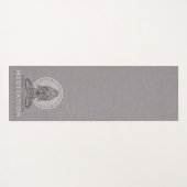 ロータスポーズヨガ練習マット ヨガマット (裏面(横))