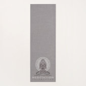 ロータスポーズヨガ練習マット ヨガマット (裏面)