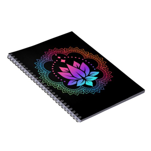 ロータスマンダラスピリチュアル霊気マスターヨガチャクラ ノートブック (右側)