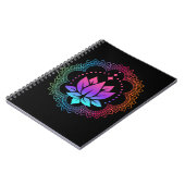 ロータスマンダラスピリチュアル霊気マスターヨガチャクラ ノートブック (左側)