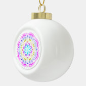 ロータスマンダラデザイン セラミックボールオーナメント (右)