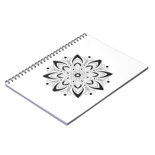 ロータスマンダラデザイン ノートブック (左側)