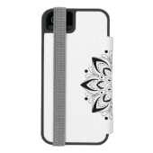ロータスマンダラデザイン INCIPIO iPhoneウォレットケース (フォリオ裏面)
