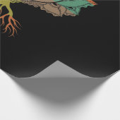 ロータスマンダラ陰陽聖幾何学スピリチュアル ラッピングペーパー (角)