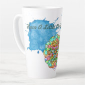 ロータスマンダラ カフェラテマグ (左アングル)