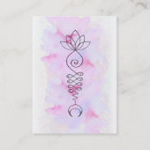 *~*ロータスムーンエナジーヒーラーヨガニルヴァーナ霊気 名刺 (正面)