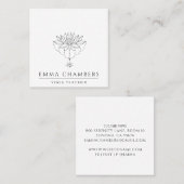 ロータスメディテーション先生 スクエア名刺 (正面/裏面)