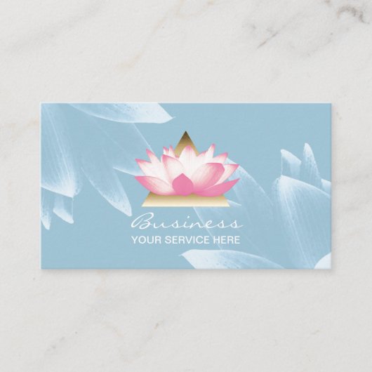 ロータスモダンフラワーエレガントスパ&サロン 名刺 (正面)