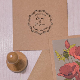 ロータスモダン差出人住所、カップル ラバースタンプ