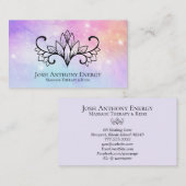 *~*ロータスラベンダーピーチ星雲銀河系宇宙 名刺 (正面/裏面)