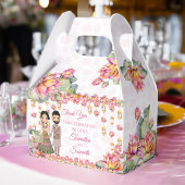 ロータスランタンインディアンメンディパーソナライズされた フェイバーボックス