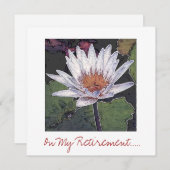 ロータスリタイアメントパーティの招待状カード 招待状 (正面/裏面)