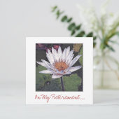 ロータスリタイアメントパーティの招待状カード 招待状 (スタンド正面)