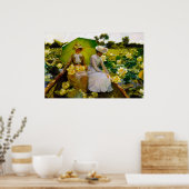 ロータスリリーバイチャールズコートニーカーラン ポスター (キッチン)