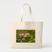 ロータスリリー素敵なトートバッグ ラージトートバッグ (正面)