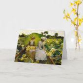 ロータスリリー | チャールズコートニーカーラン カード (黄色い花)