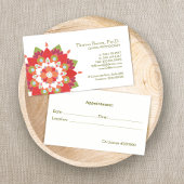 ロータスロゴウェルネスとメンタルヘルスアポイントメント 予約カード