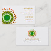 ロータスロゴウェルネスヒーリングアーツヘルス 名刺 (正面/裏面)