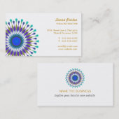 ロータスロゴウェルネスヒーリングアーツヘルス 名刺 (正面/裏面)